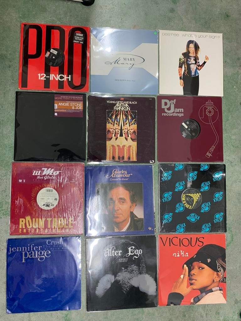 Lot vinyles 33t et 45t, CD & DVD, Enlèvement, Comme neuf