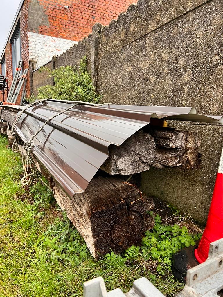 3 oude rustieke balken, Enlèvement, Comme neuf