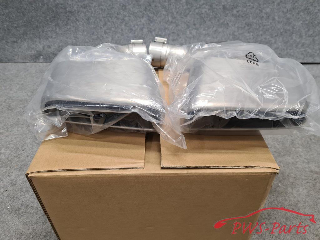 PORSCHE CAYENNE 9Y 9Y0 UITLAAT SIERSTUK SET ORIGINEEL NIEUW, -, Utilisé, -, -