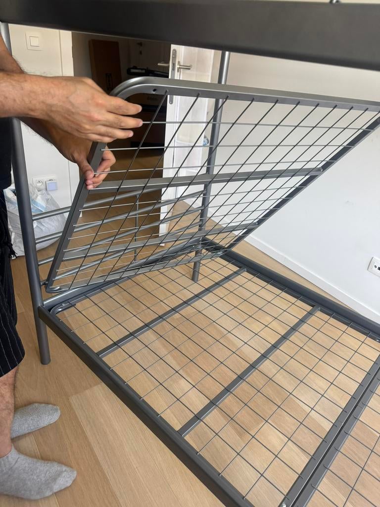 Lit superposé IKEA - déjà démonté - à récupérer, 90 cm, Une personne, Enlèvement, Utilisé
