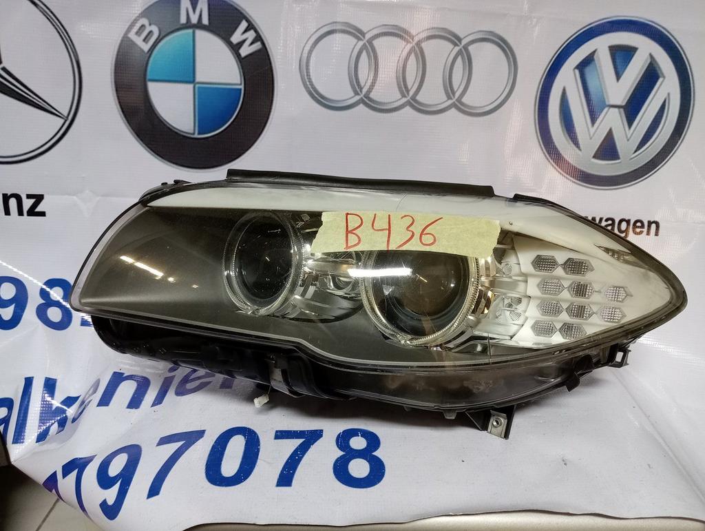 BMW F10 5-serie koplamp links bi-xenon 7203245 zonder module, Gebruikt, -, -, Ophalen of Verzenden