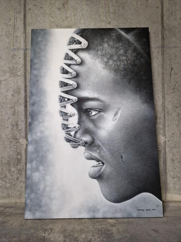 Afrikaanse afbeelding/schilderij, Enlèvement