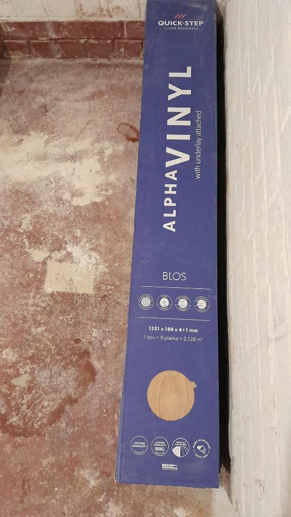 Revêtement de sol vinyle Quick Step Alpha Vinyl, Maison & Meubles, Ameublement | Revêtements de sol, Enlèvement, Neuf, 10 à 25 m²