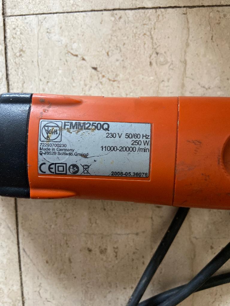 Fein multitool, Bricolage & Construction, Enlèvement