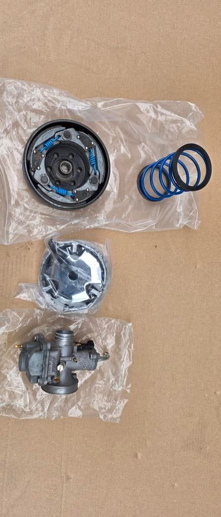 Mise à niveau du Mbk Booster Polini, Enlèvement, Carburateur