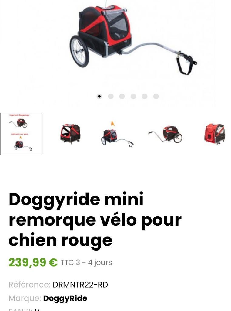 Remorque vélo pour chien, Vélos & Vélomoteurs, Enlèvement