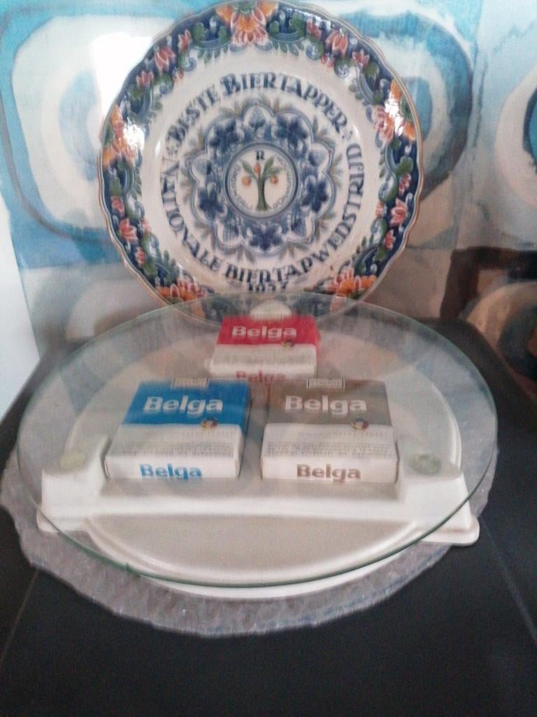 Ancien comptoir publicitaire Belga, Collections, Marques & Objets publicitaires, Enlèvement ou Envoi