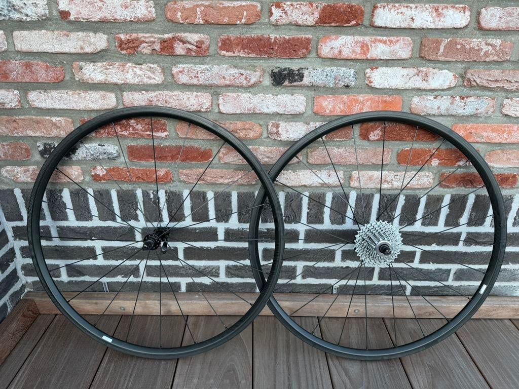 Carbonwielen 25mm - Carbotim, Fietsen en Brommers, Ophalen, Gebruikt, Wiel