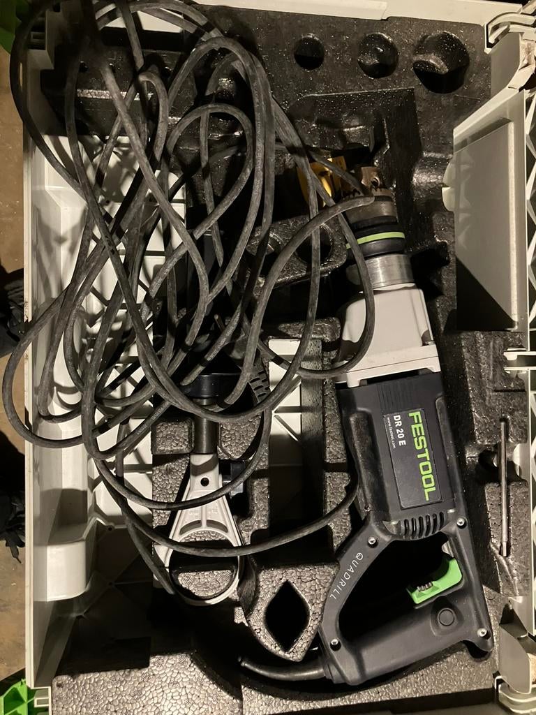 Perceuse charpente festool DR20E, Bricolage & Construction, Outillage | Foreuses, Comme neuf, Enlèvement, Perceuse, 600 watts ou plus