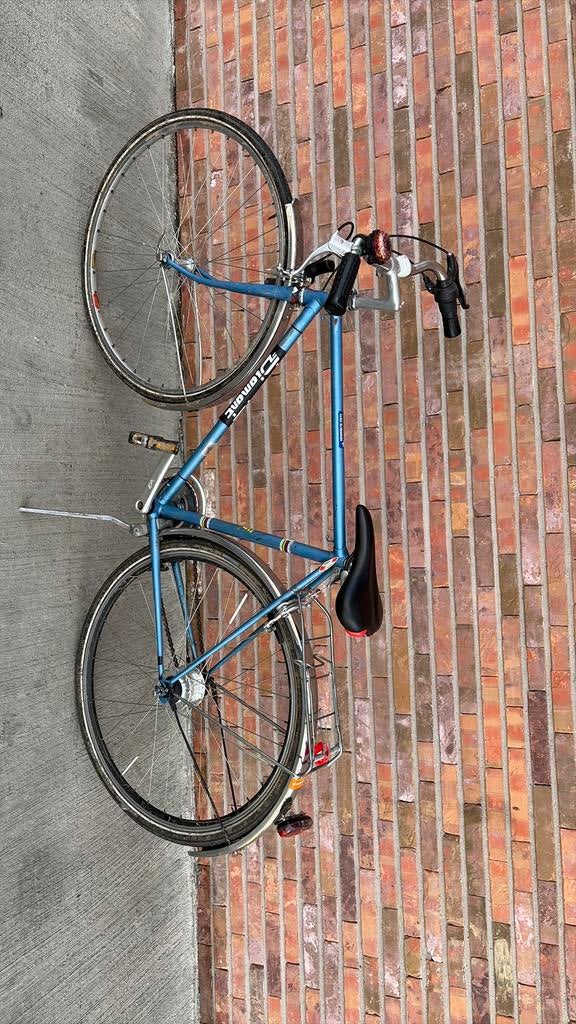Diamant fiets blauw, Fietsen en Brommers, Fietsen | Racefietsen, Ophalen, Gebruikt, Overige merken