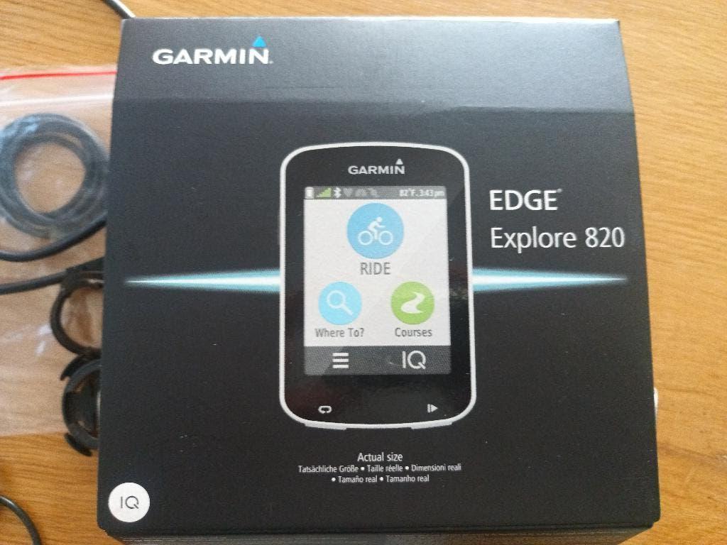 Garmin edge 820 + alle toebehoren, Fietsen en Brommers, Fietsaccessoires | Fietscomputers, Ophalen of Verzenden, GPS, Zo goed als nieuw