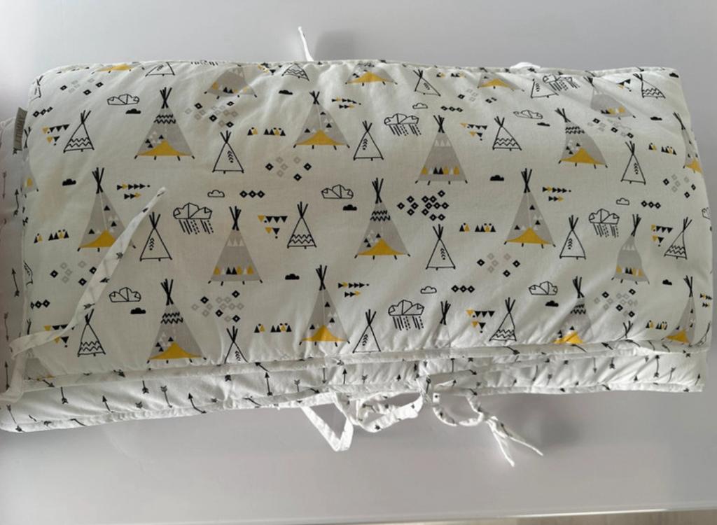 Textile matelassé pour lit ou parc, Enfants & Bébés, Parcs, Enlèvement ou Envoi, Comme neuf
