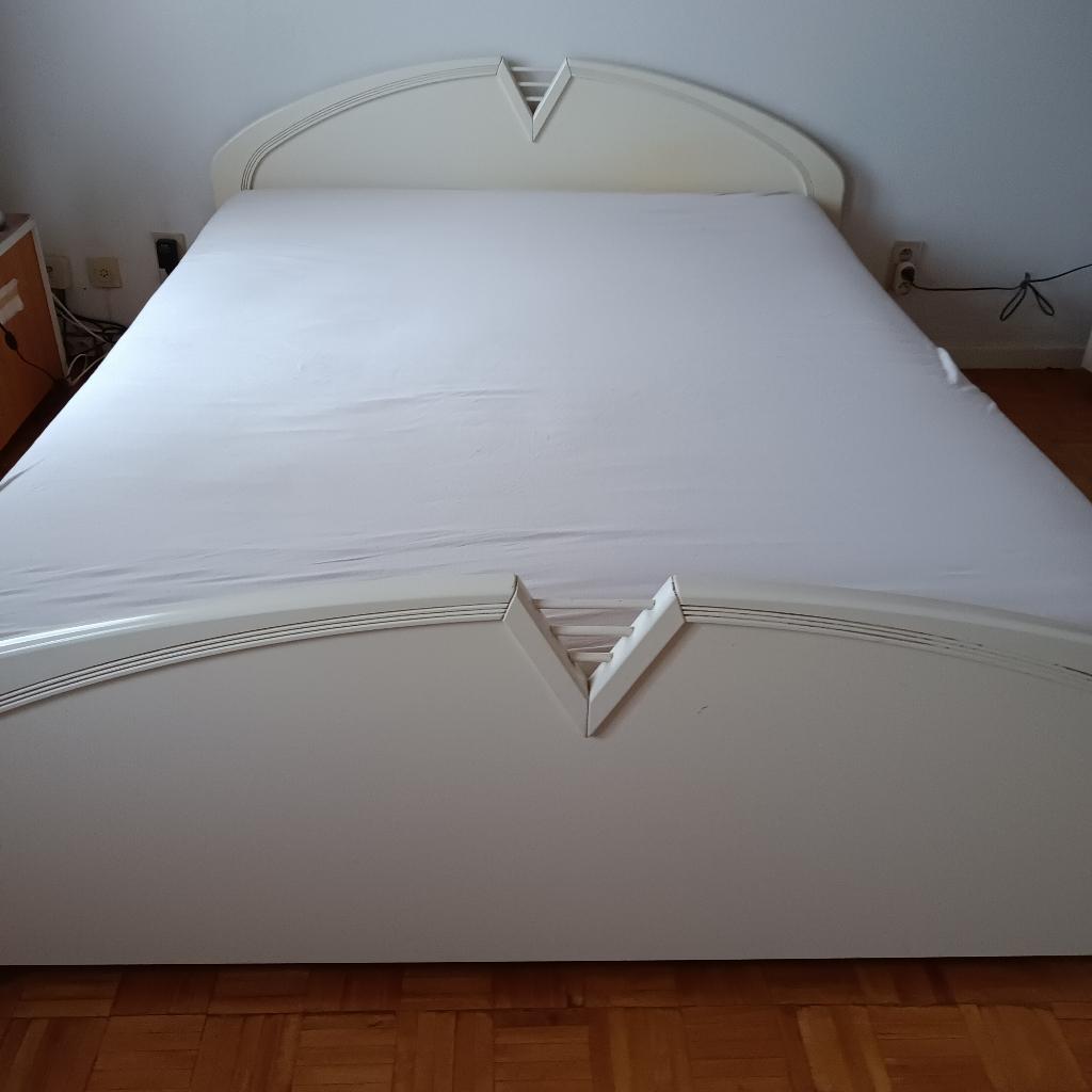 2 persoons bed, Huis en Inrichting, Slaapkamer | Bedden, Ophalen, Gebruikt, Tweepersoons, 160 cm