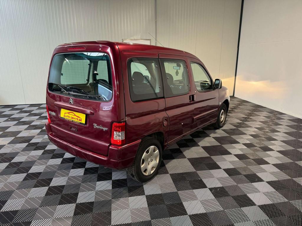 Citroën Berlingo Multispace 1.4i benzine bj. 12/2007 149dkm, Autos, Citroën, Rouge, Achat, 74 ch, Entreprise