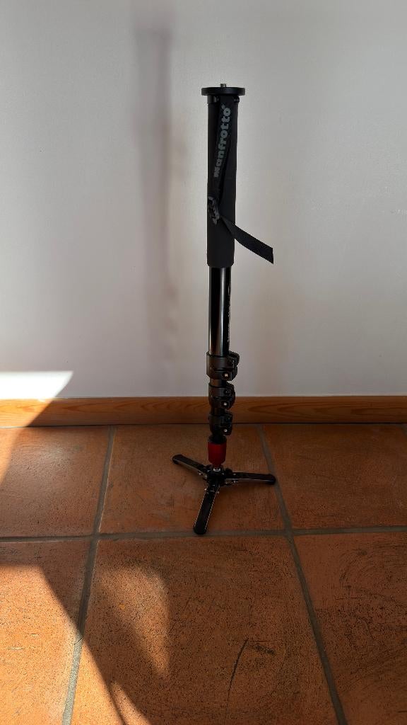 monopied photo-video Manfrotto MVM250A  rotule fluide, Audio, Tv en Foto, Fotografie | Statieven en Balhoofden, Ophalen, Balhoofd