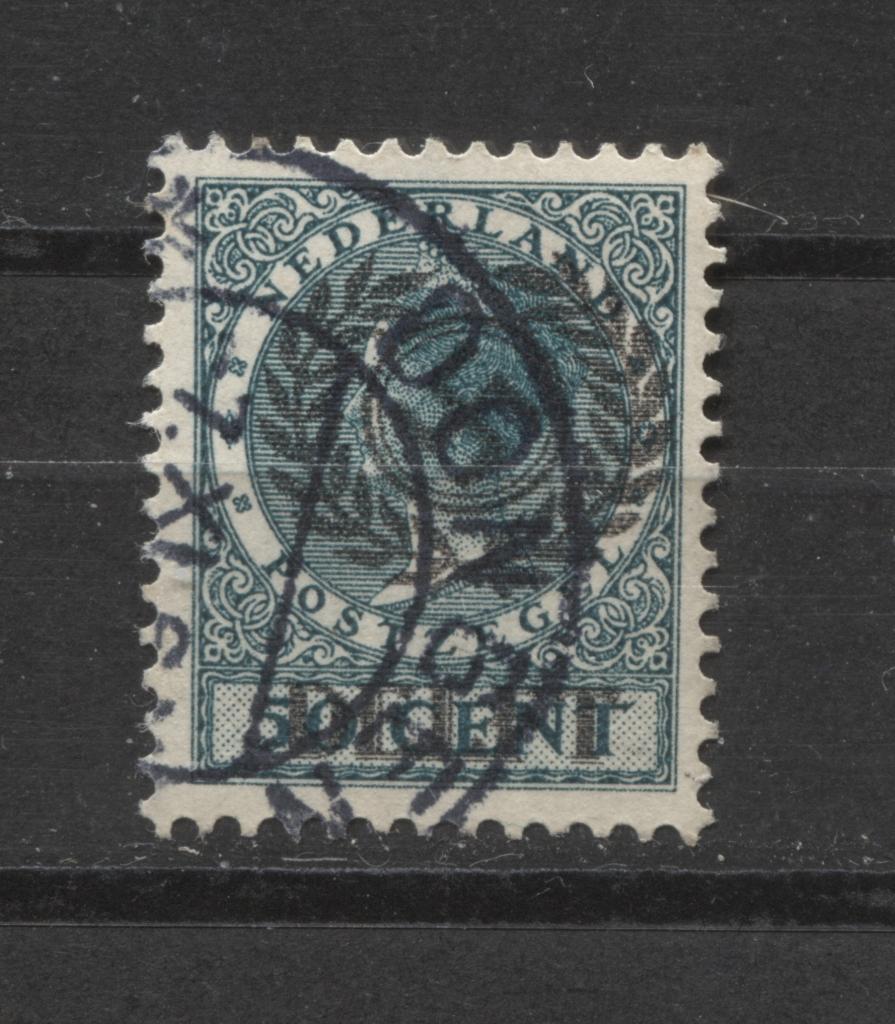 Ned. postzegel met Duitse opdruk Delft en Hakenkruis, Verzenden, Landmacht, Foto of Poster