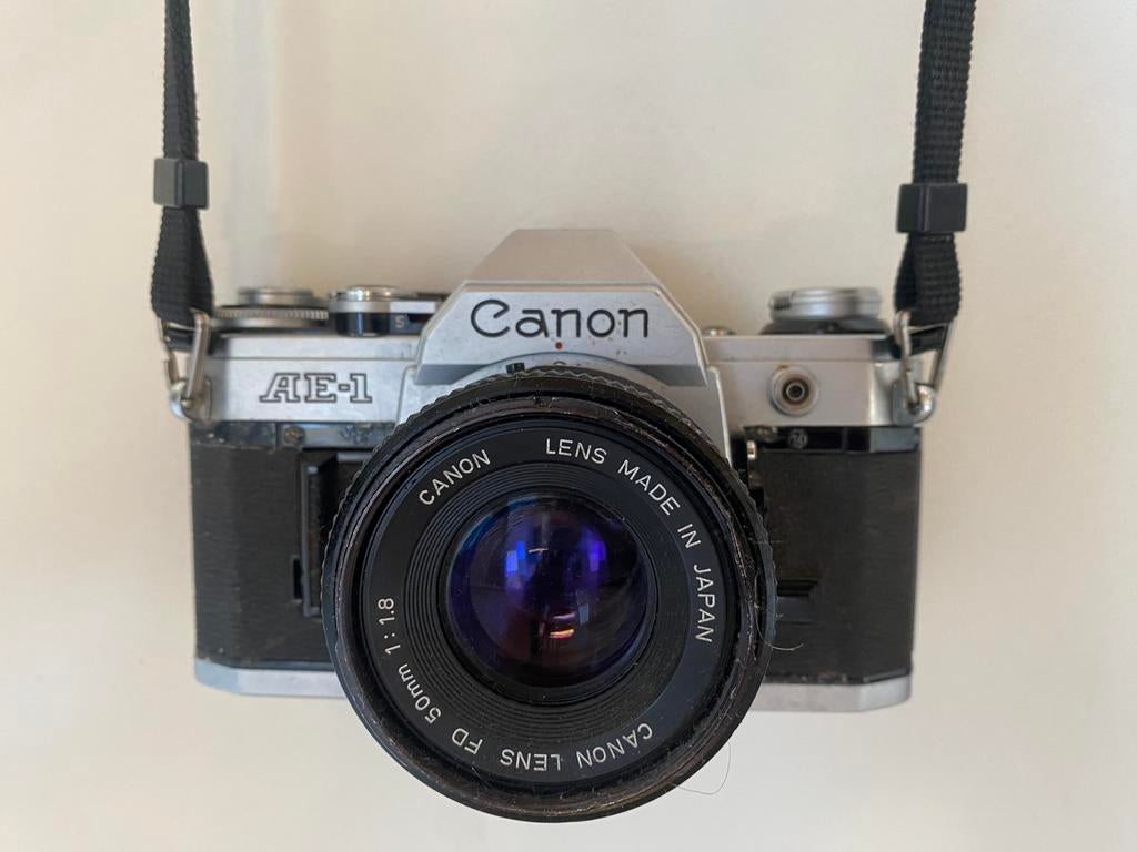 Canon AE-1, Audio, Tv en Foto, Ophalen, Gebruikt, Spiegelreflex, Canon