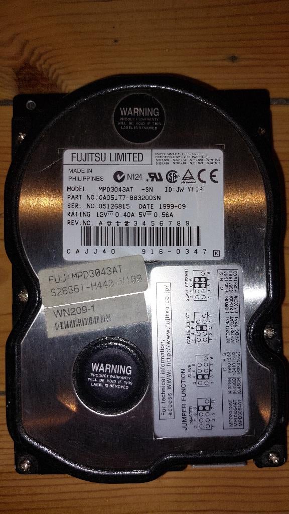 HDD DD DISQUE Dur IDE ATA-100 7200t/min ExcelStor 40 GB PATA 3,5 pouces Interne EUR 14,99 - FR