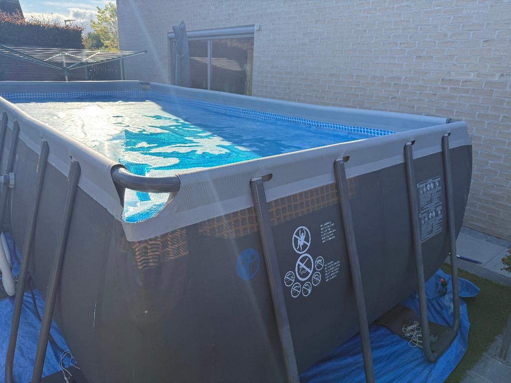 Intex Ultra XTR Frame zwembad 549 x 274 x 132, Tuin en Terras, Gebruikt, 200 tot 300 cm, Rechthoekig, Ophalen