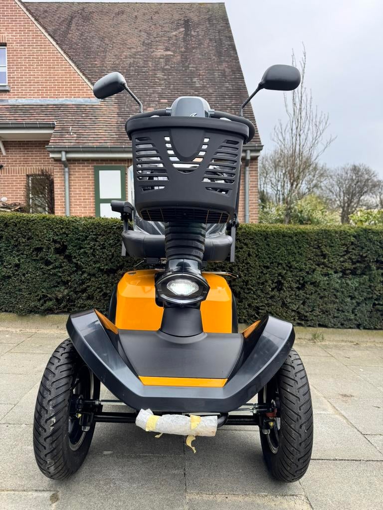 Scootmobiel L & M Presto Voiturette électrique ( etat neuf ), Enlèvement ou Envoi, Pliant, Comme neuf, Fauteuil roulant électrique