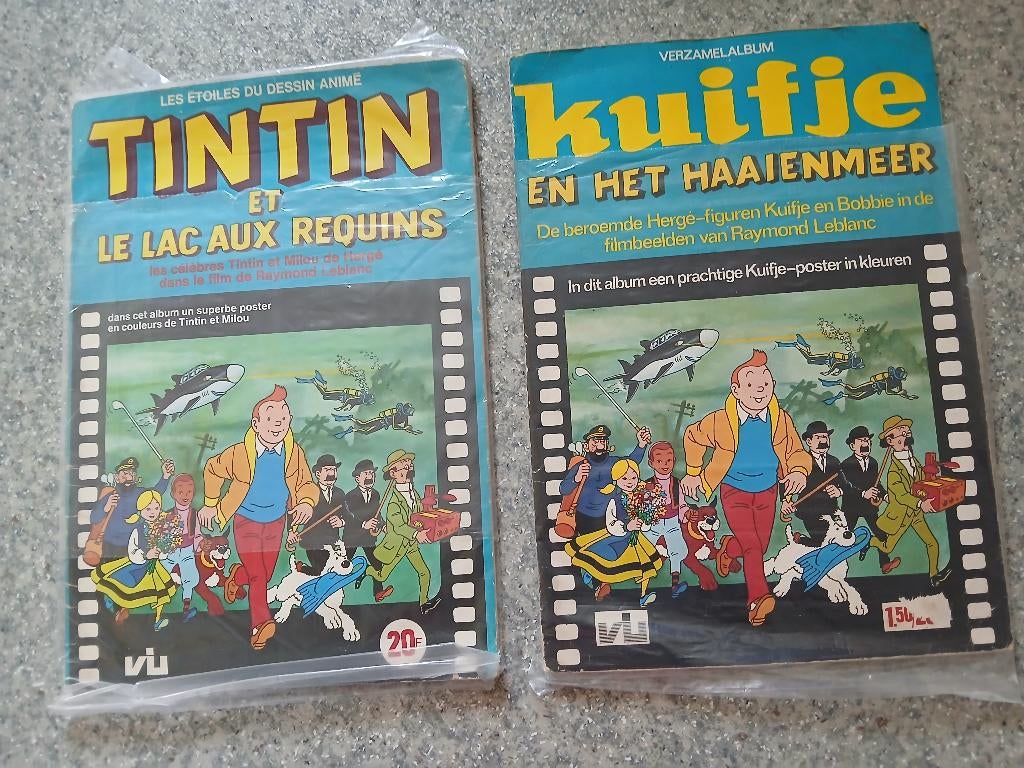 Kuifje en het haaienmeer (nederlands+frans), Boeken, Ophalen of Verzenden