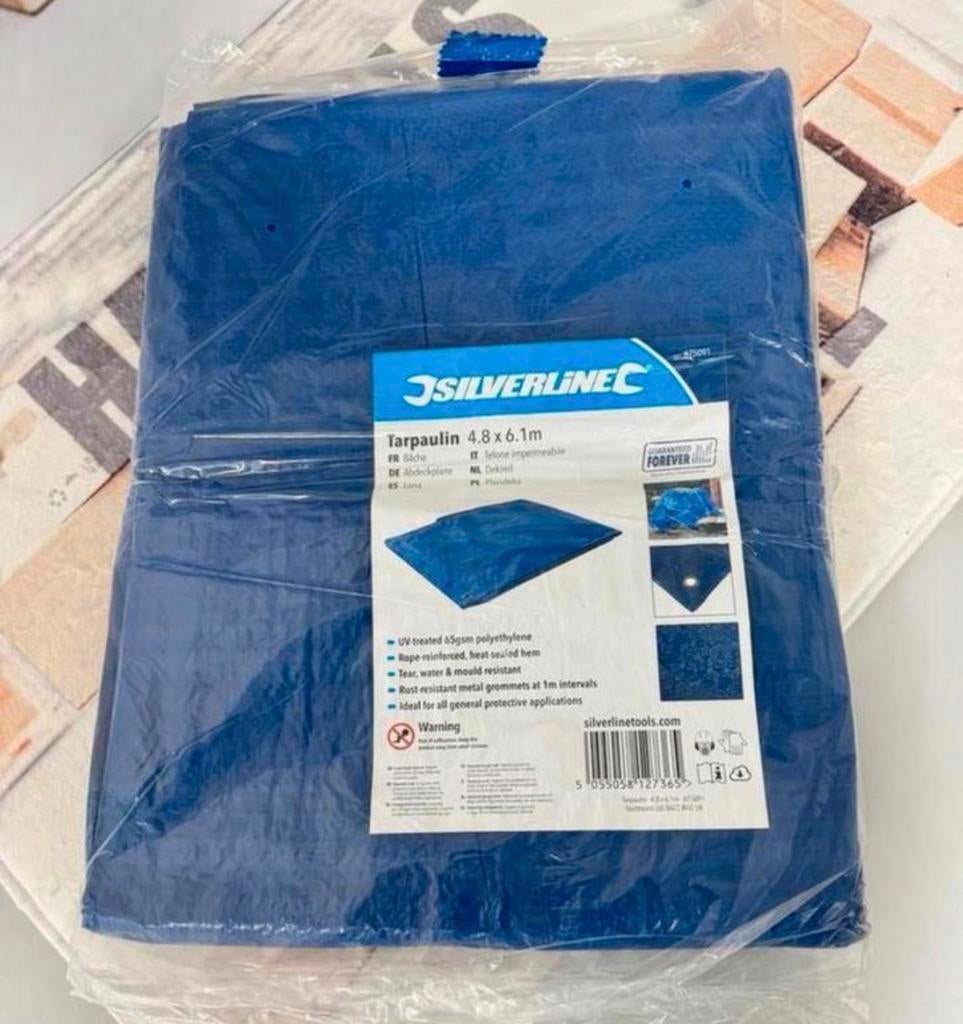 Bâche imperméable Silverline 480 - 610 cm neufe, Enlèvement ou Envoi, Neuf, Voile