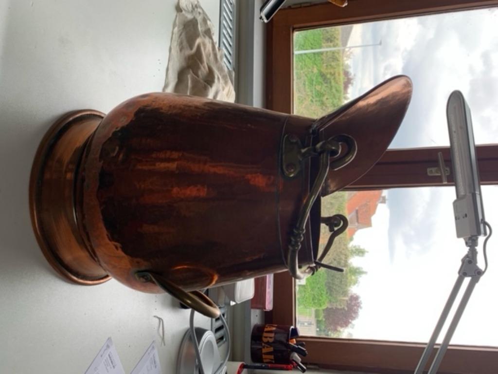 koperen kolenkit, Antiek en Kunst, Antiek | Brons en Koper, Ophalen, Koper