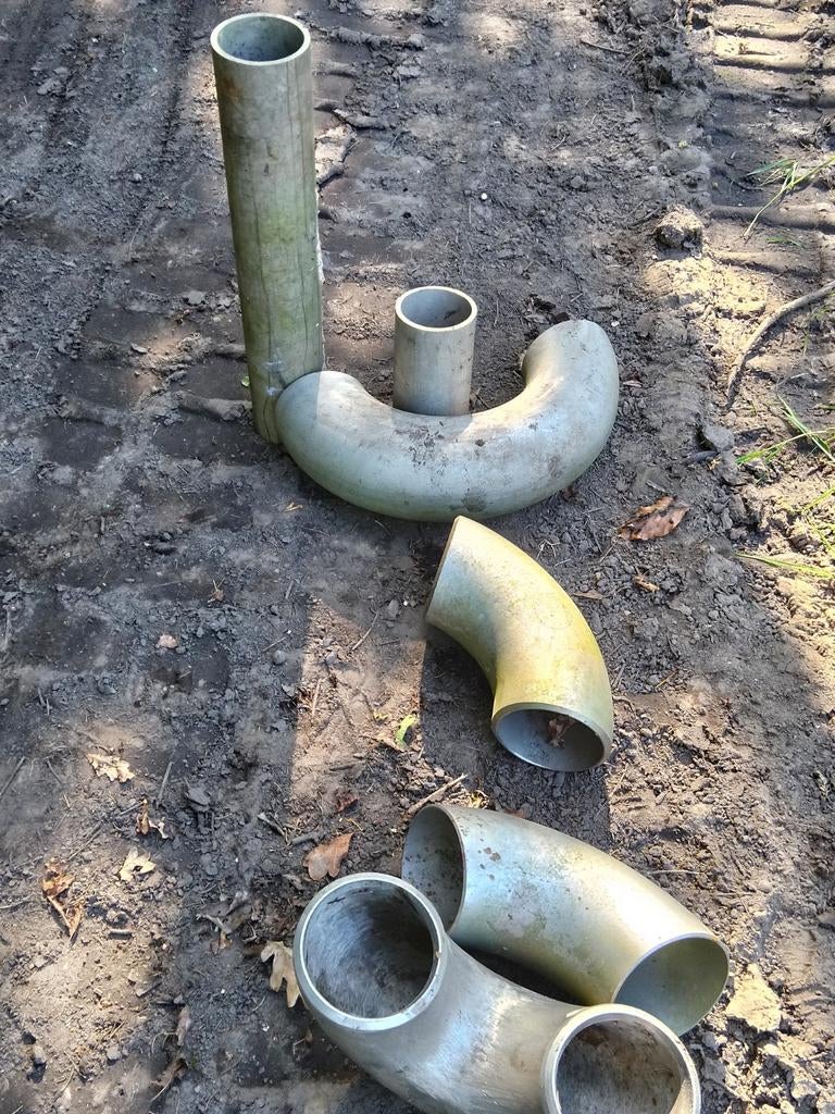 RVS bochten, Ophalen, Zo goed als nieuw, Bochten