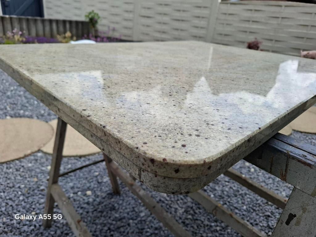 Granieten blad volledig afgewerkt., Neuf, 50 à 100 cm, 50 à 100 cm, Tijdloos