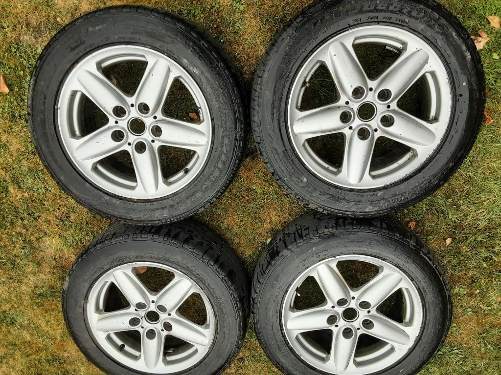 4 jantes mini countryman 16 pouces (5×120), Enlèvement, Utilisé, Mini