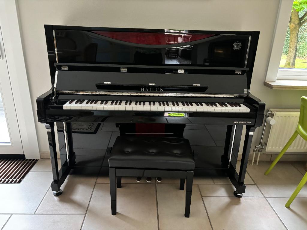 Buffetpiano, Muziek en Instrumenten, Piano's, Ophalen, Zwart, Zo goed als nieuw, Piano
