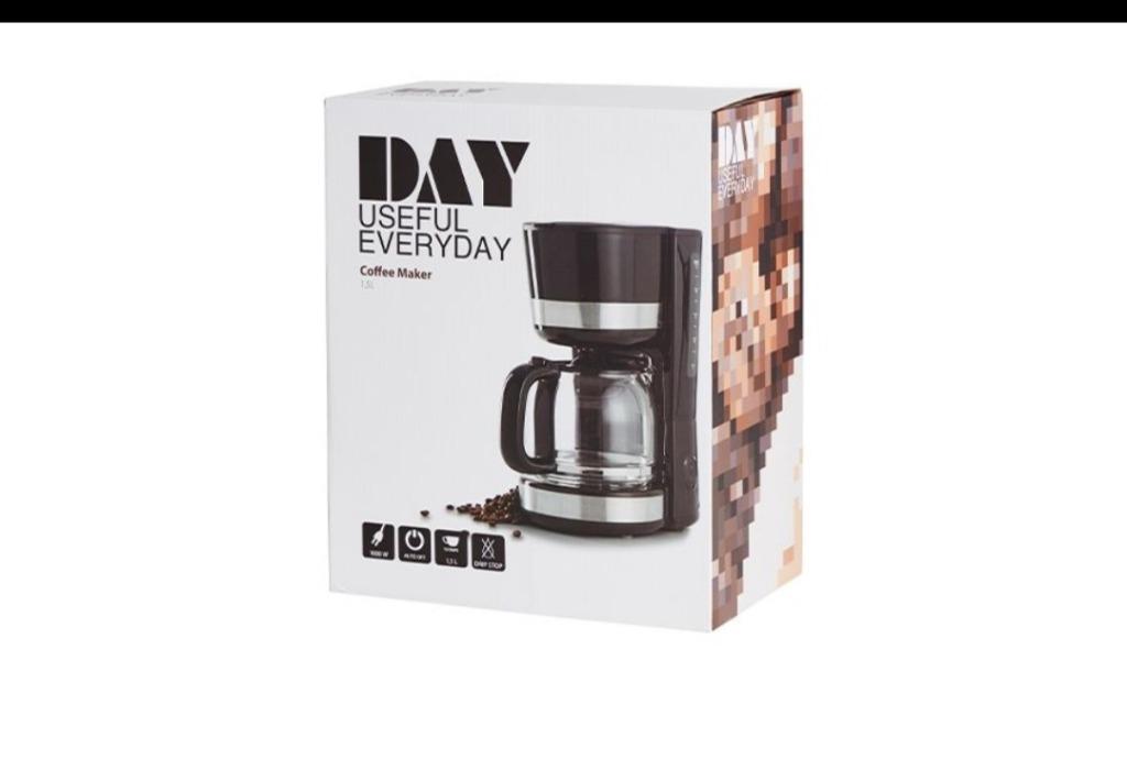Cafetière filtre /Percolateur. DAY. Neuf!, Electroménager, Cafetières, Enlèvement ou Envoi, Cafetière, 10 tasses ou plus, Café moulu