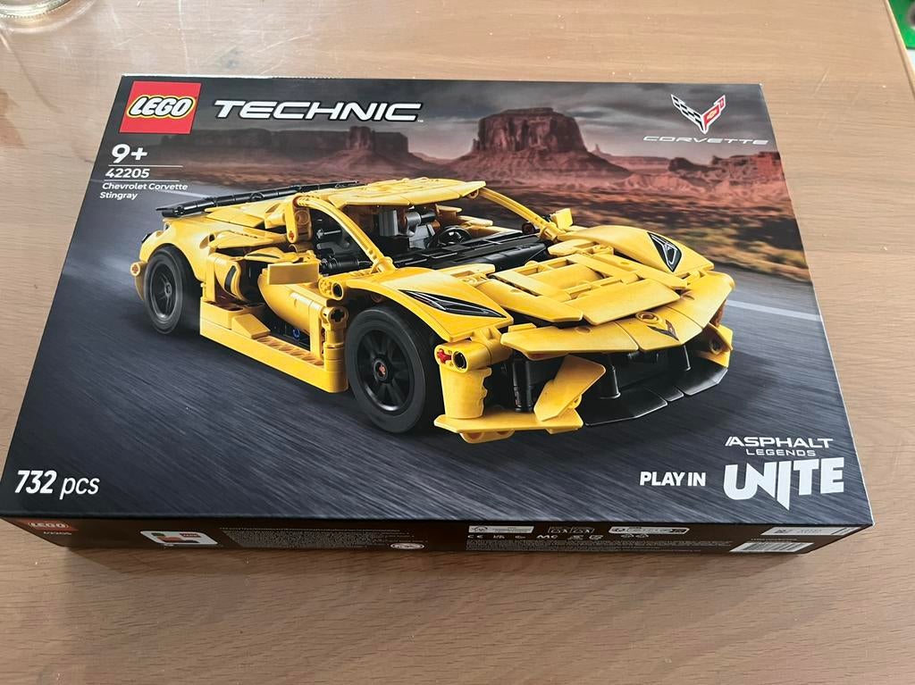 Lego Corvette 42205, Ophalen, Nieuw, Complete set, Lego