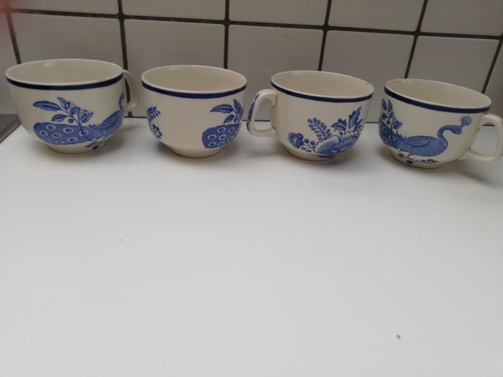 boch tassen keramiek Paon Bleu, Ophalen