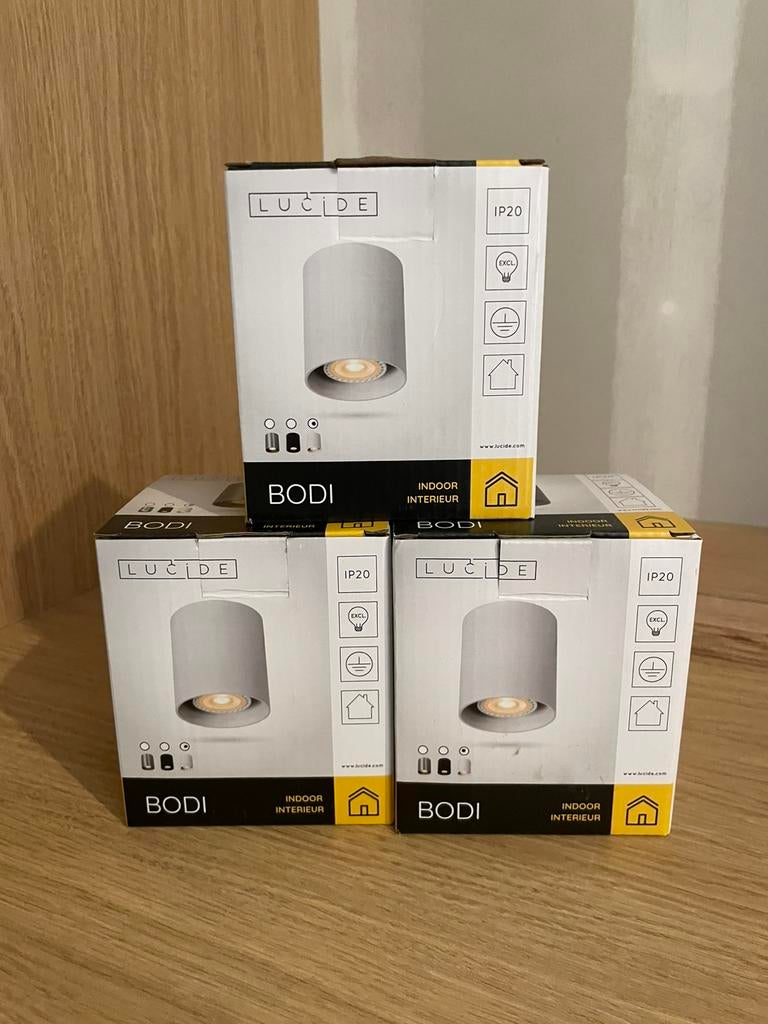 3 opbouwspots Lucide Bodi, Enlèvement, Neuf