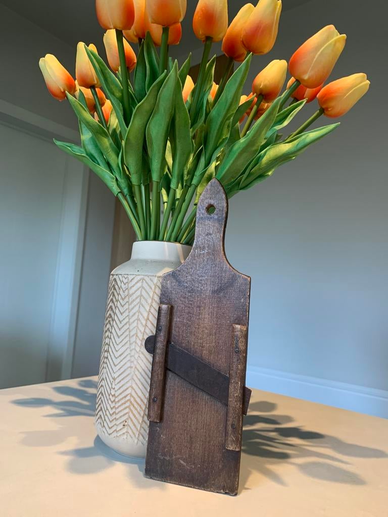 Râpe en bois ancienne, mandoline, outils de cuisine de ferme, Enlèvement ou Envoi