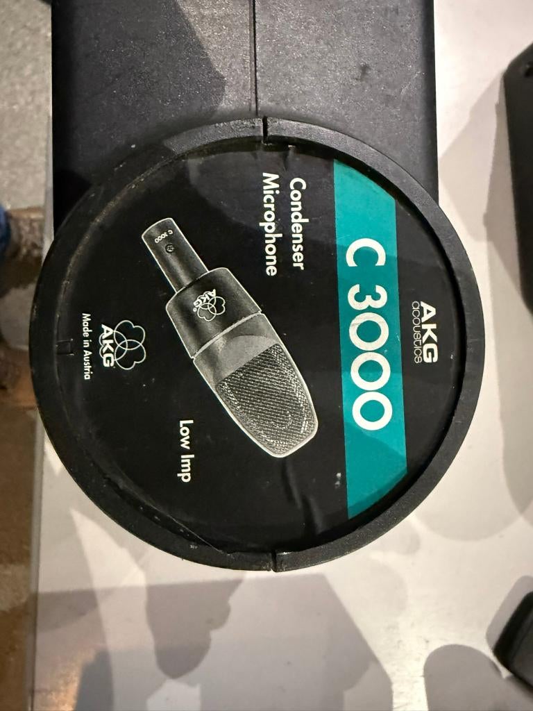 Micro condensateur AKG C3000, Musique & Instruments, Enlèvement, Comme neuf, Micro studio