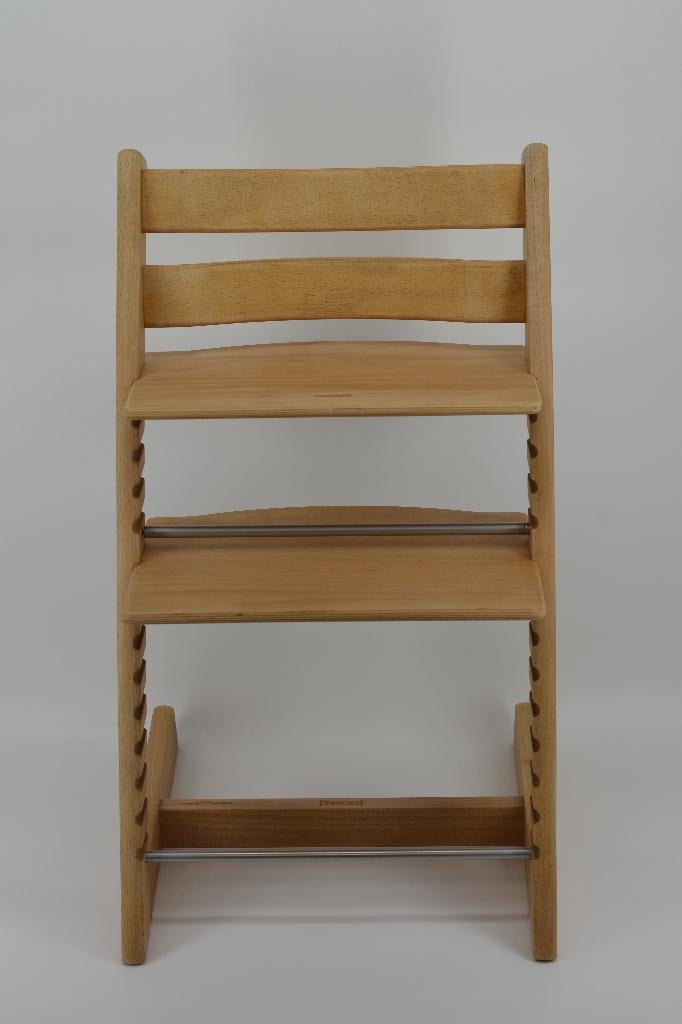 Stokke Tripp Trapp Naturel beuken – Refurbished model, Ophalen of Verzenden, Gebruikt, Meegroeistoel, Gordel(s)