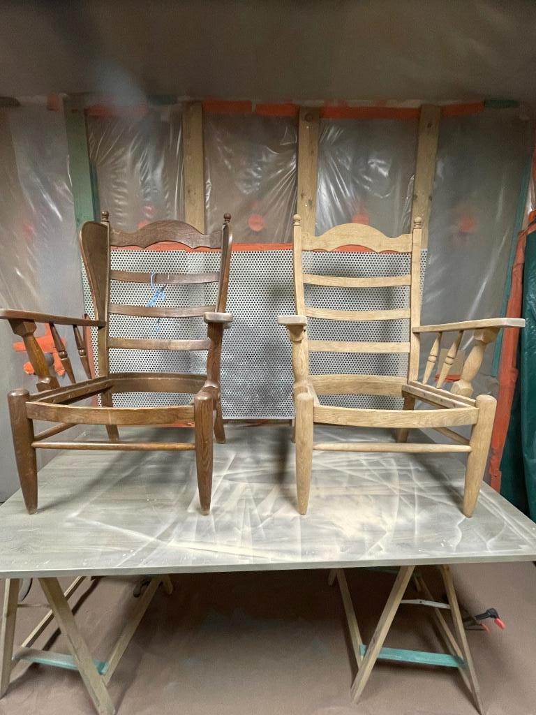 luchtgommen trappen meubels deuren e.d. Schilderwerken, Peinture extérieure