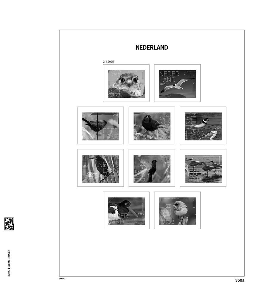 Davo de luxe Supplement Nederland 2025, Postzegels en Munten, Verzenden
