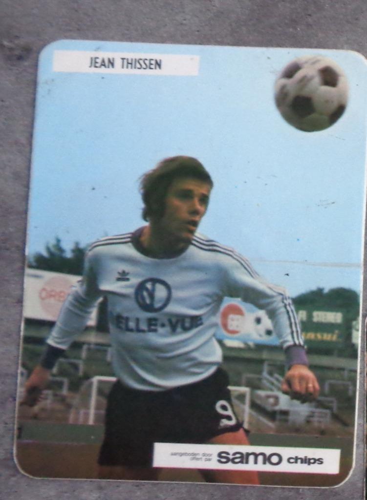 VOETBAL SAMO CHIPS GROTE STICKER JEAN THISSEN 70s, Verzenden, Sticker