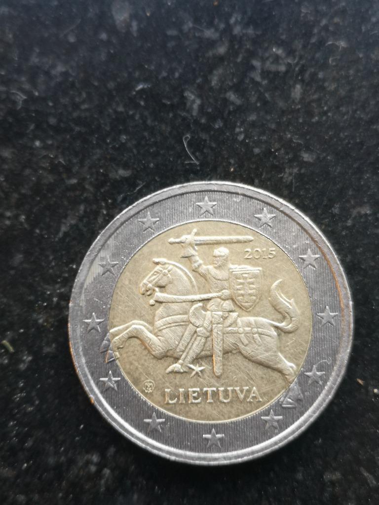 2euromunt Litouwen 2015, Ophalen of Verzenden, Losse munt
