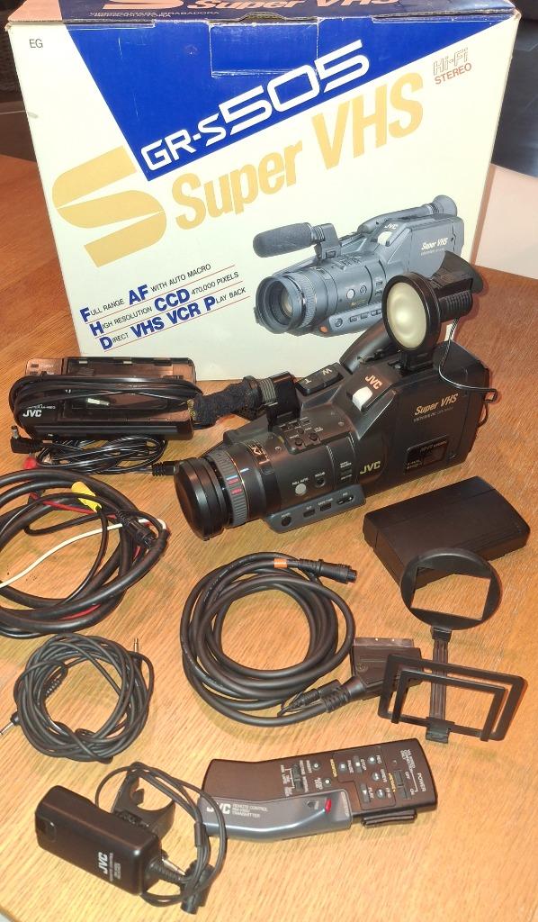 JVC GR-S505, TV, Hi-fi & Vidéo, Enlèvement, VHS-C ou SVHS-C, Caméra
