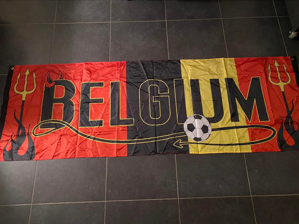 Drapeau/bannière belge 224 à 73, Enlèvement ou Envoi, Comme neuf