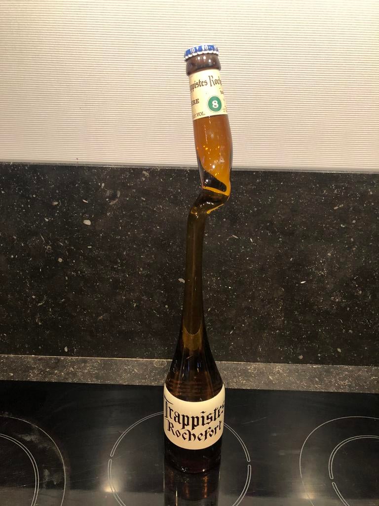 trappistes rochefort  fles, Ophalen of Verzenden, Gebruikt, Flesje(s), Overige merken