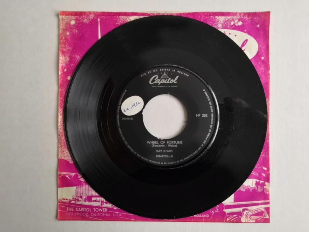 KAY STARR - Wheel of fortune (45t), Enlèvement ou Envoi, Single, Comme neuf, Pop