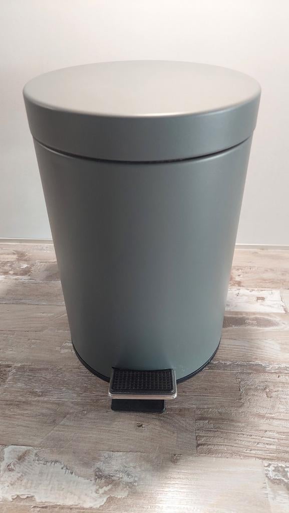 Badkamer afvalemmer 3L, Ophalen, Zo goed als nieuw, Grijs