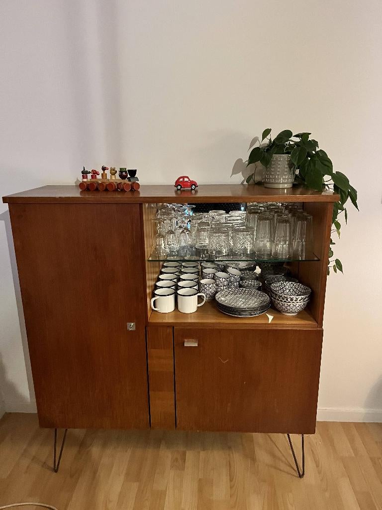 Vintage buffetkast Jaren 60–70 - Scandinave Stijl, Ophalen, Gebruikt, 150 tot 200 cm, Vintage Scandinave