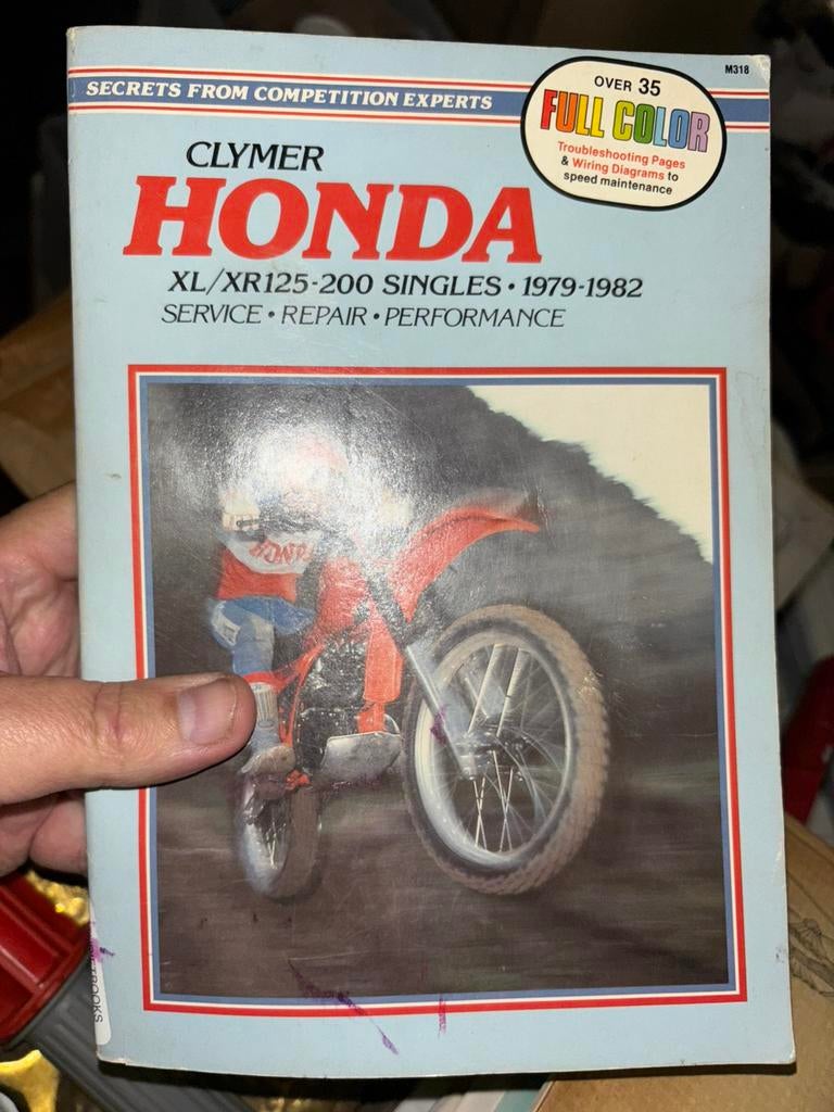 Manuel de réparation Clymer Honda Honda XL125S, XR200r,..., Enlèvement ou Envoi, Comme neuf