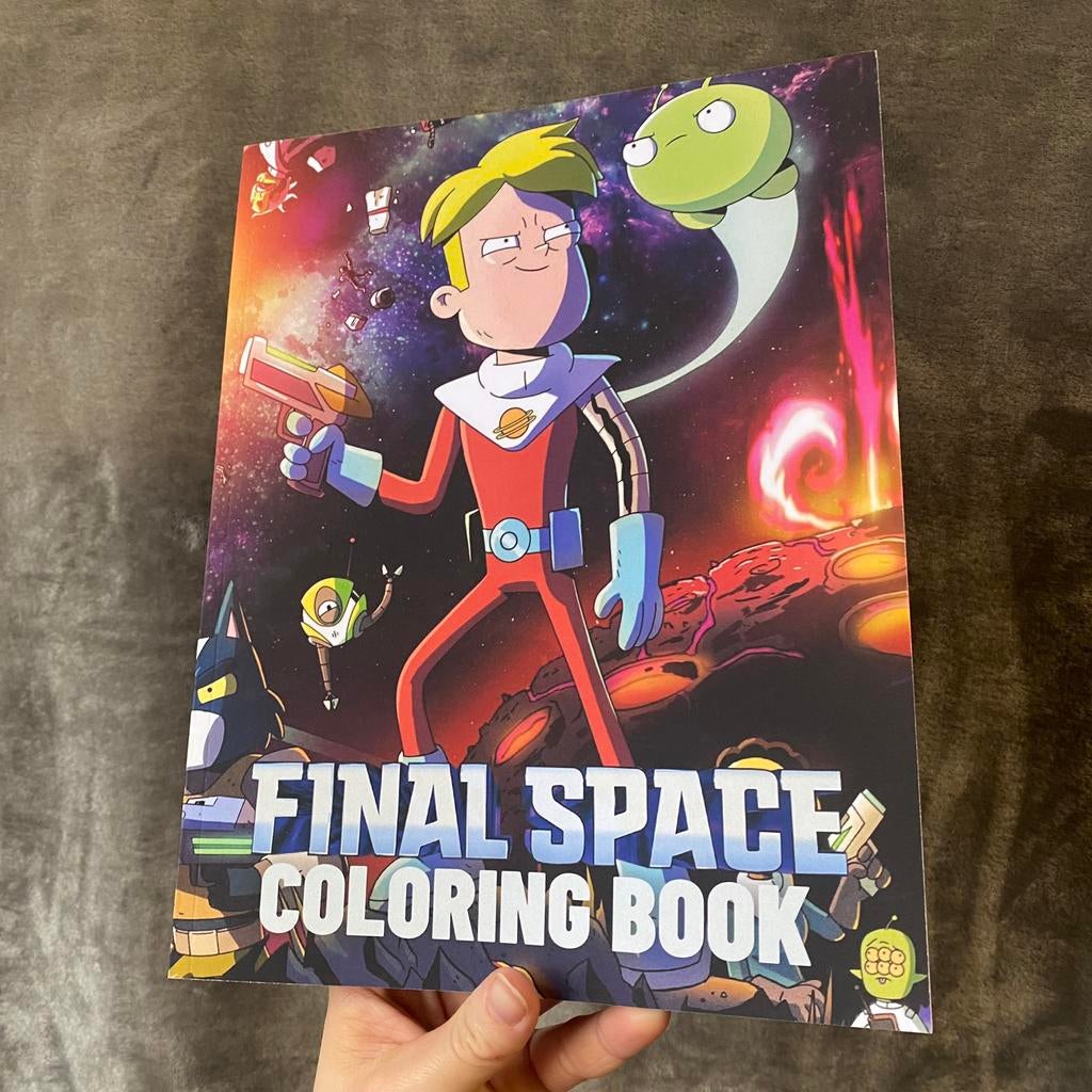 Final Space kleurboek, Ophalen of Verzenden, Nieuw, Tv-serie
